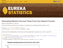 Tablet Screenshot of eurekastatistics.com